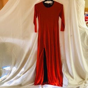 Orange Juicy Couture Long Dress